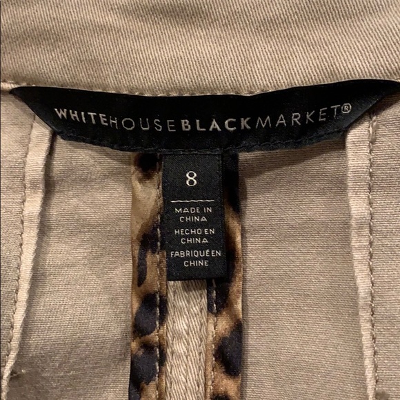 White House Black tan jacket sz 8 excellent condi - Picture 7 of 8